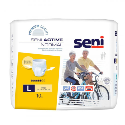 Трусы впитывающие для взрослых seni ACTIVE NORMAL large